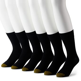 Men's GOLDTOE® 6-Pack Cambridge Crew Socks