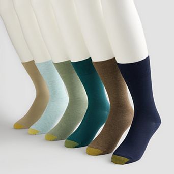 Men's GOLDTOE® 6-Pack Cambridge Crew Socks