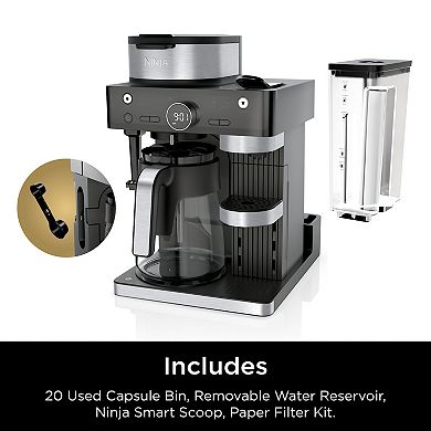 Ninja Espresso & Coffee Barista System, Single-Serve Coffee & Nespresso Capsule Compatible