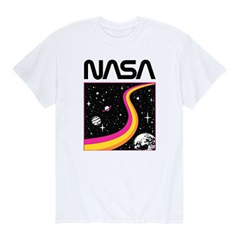 Big & Tall NASA Worm Star Field Tee