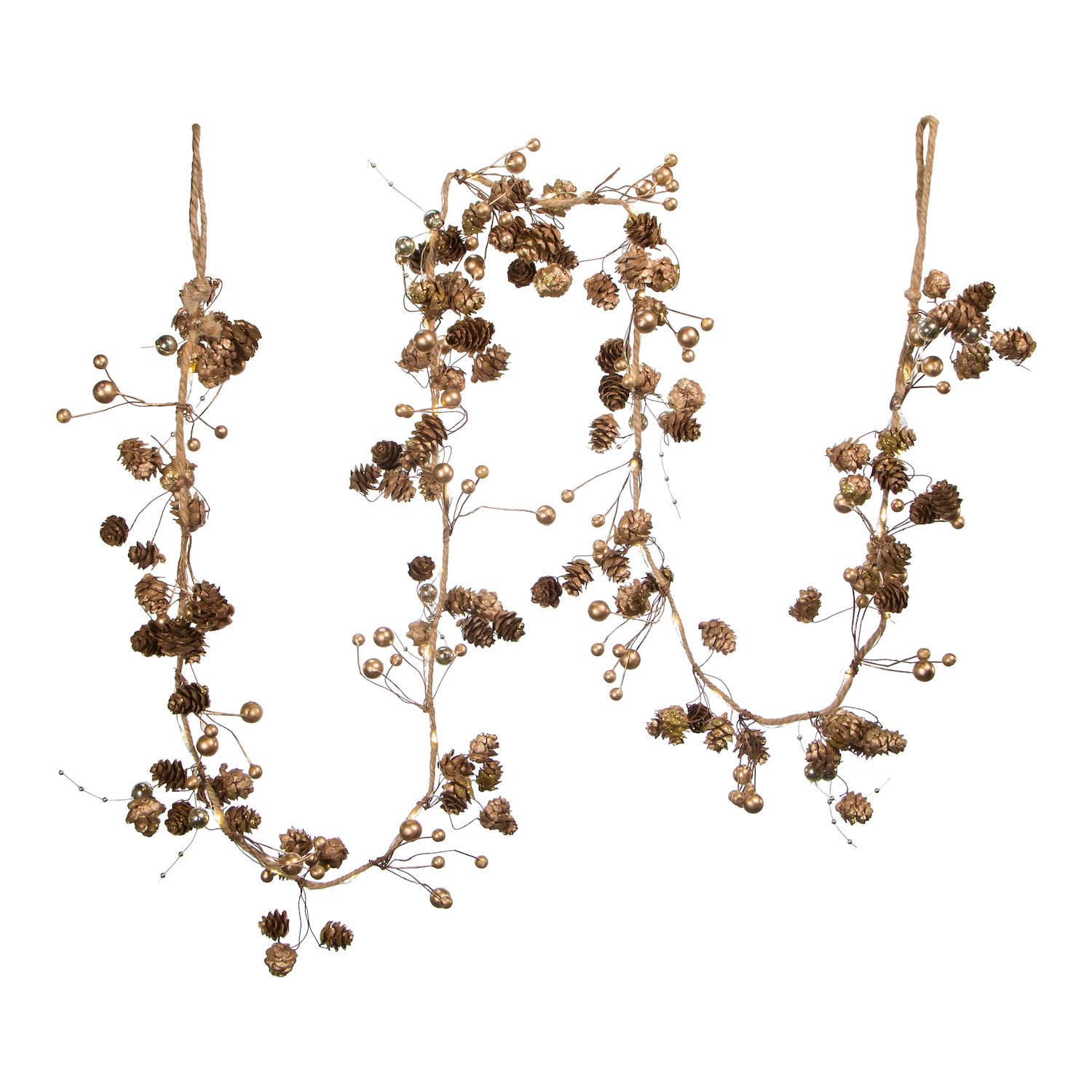 Melrose Pine Cone Twig Garland (Set of 2)