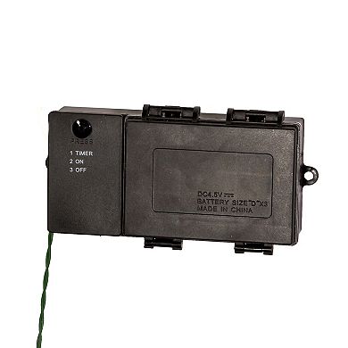 6-ft. LED Flocked Artificial Vail Pine Garland