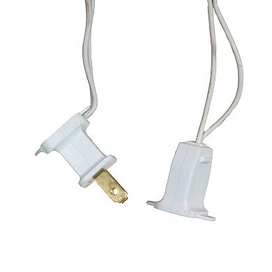 Pre-Lit 6-ft. Clear Iridescent Artificial Garland