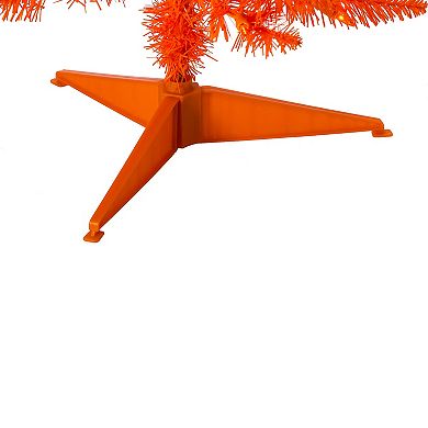 Pre-Lit 3-ft. Slim Orange Artificial Christmas Tree