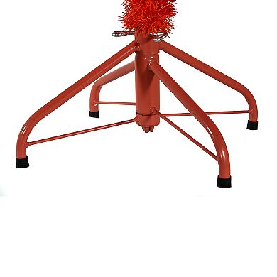 Pre-Lit 9-ft. Orange Slim Artificial Christmas Tree