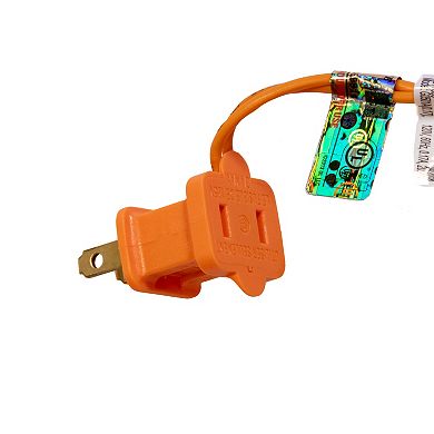 Pre-Lit 4-ft. Orange Artificial Garland