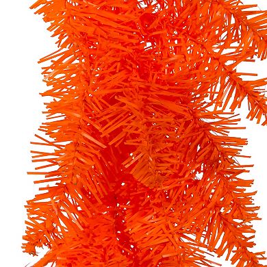Unlit Orange Artificial Wreath