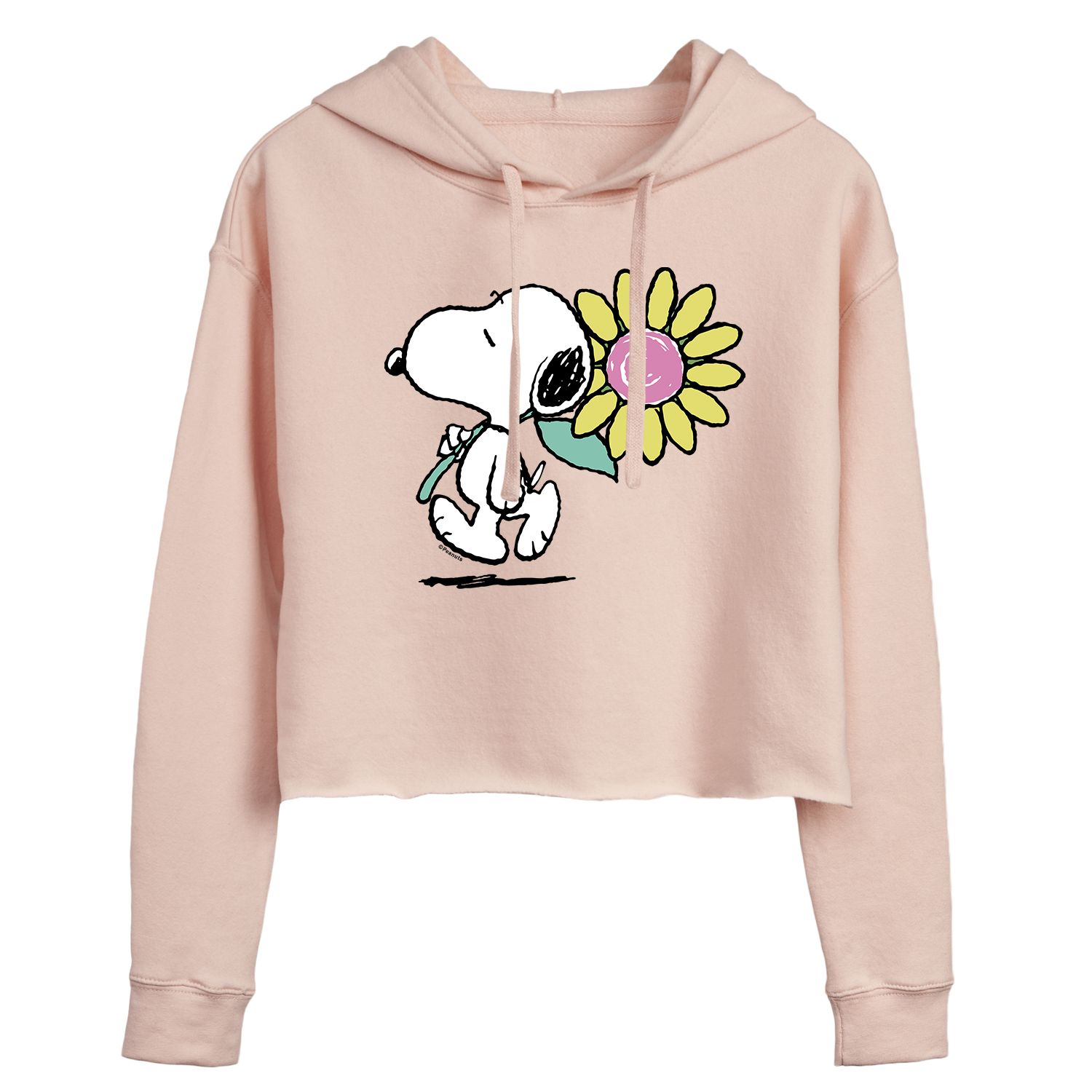 Juniors' Peanuts Snoopy \u0026 Daisy Cropped 