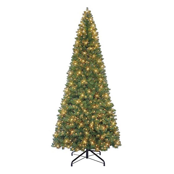Puleo International 9 ft. PreLit Virginia Pine Artificial Christmas Tree
