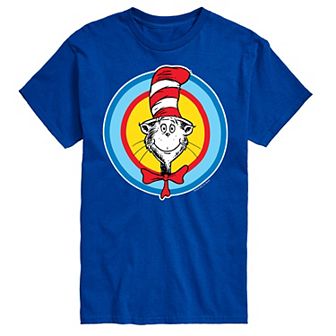 Big & Tall Dr Seuss Cat In Hat Smile Tee