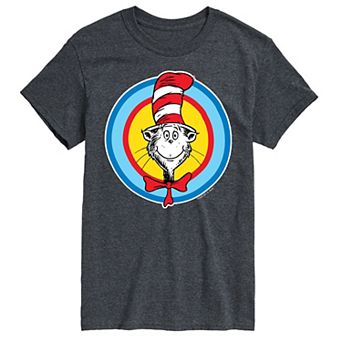 Big & Tall Dr Seuss Cat In Hat Smile Tee