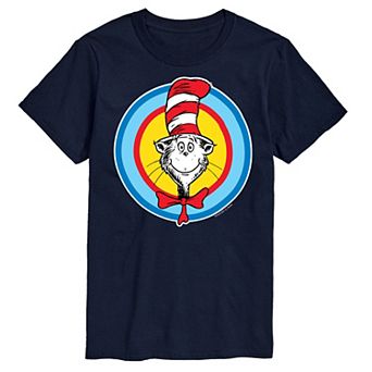 Big & Tall Dr Seuss Cat In Hat Smile Tee