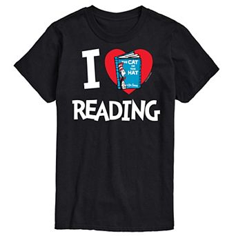 Big & Tall Dr Seuss I Love Reading Tee