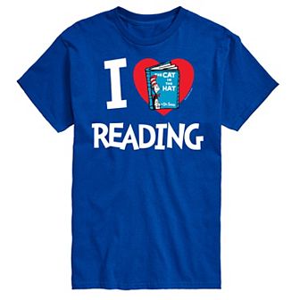 Big & Tall Dr Seuss I Love Reading Tee