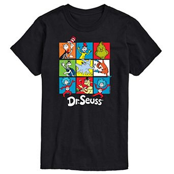 Big & Tall Dr Seuss Grid Tee