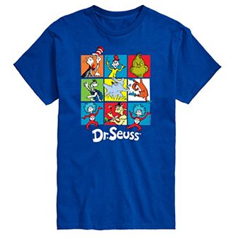 Big & Tall Dr Seuss Grid Tee