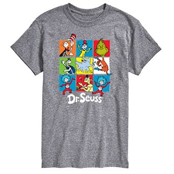 Big & Tall Dr Seuss Grid Tee