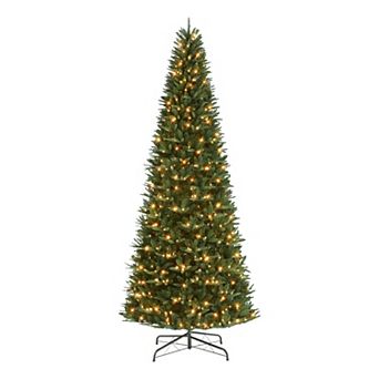 PULEO INTERNATIONAL 12-ft. Pre-Lit Monroe Fir Artificial Christmas Tree