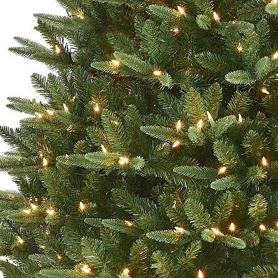 PULEO INTERNATIONAL 12-ft. Pre-Lit Monroe Fir Artificial Christmas Tree