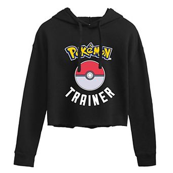 Juniors' Pokémon Trainer Cropped Graphic Hoodie