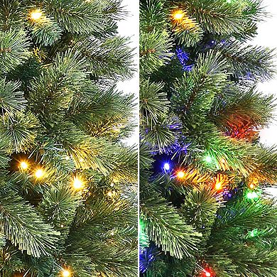PULEO INTERNATIONAL 6-ft. Pre-Lit Montana Pine Artificial Christmas Tree