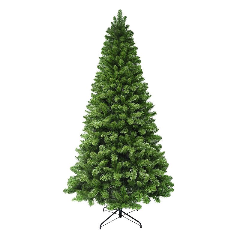 Puleo International 6.5-ft. Virginia Pine Artificial Christmas Tree, Green