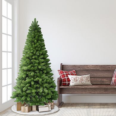 PULEO INTERNATIONAL 6.5-ft. Virginia Pine Artificial Christmas Tree