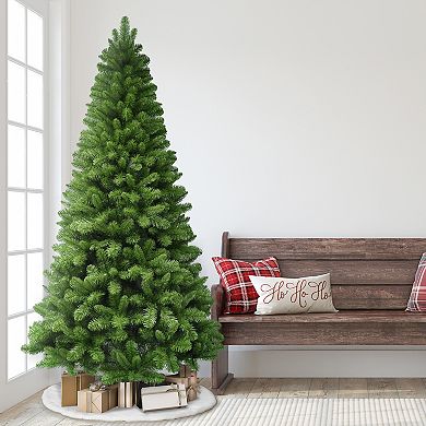 PULEO INTERNATIONAL 7.5-ft. Virginia Pine Artificial Christmas Tree
