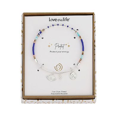 Love This Life "Protect" Evil Eye Bangle Bracelet