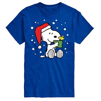 Men's Peanuts Snoopy Present Tee