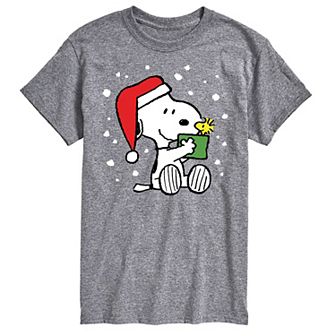 Men's Peanuts Snoopy Present Tee