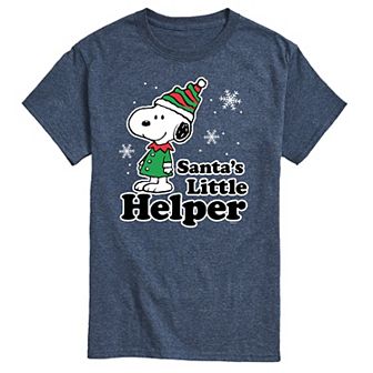 Men's Peanuts Santa's Little Helper Tee