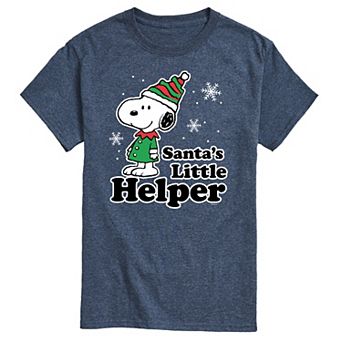 Men's Peanuts Santa's Little Helper Tee