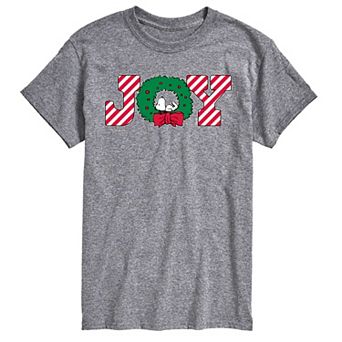 Men's Peanuts Joy Wreath Tee