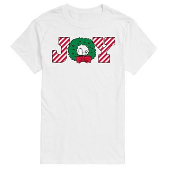 Men's Peanuts Joy Wreath Tee