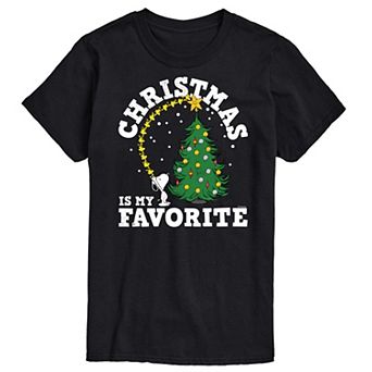 Men's Peanuts Christmas Is My Favorite Tee