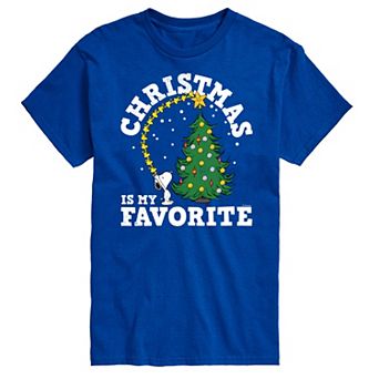 Men's Peanuts Christmas Is My Favorite Tee