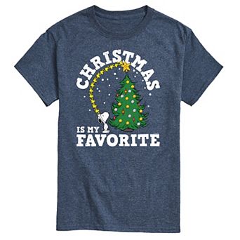 Men's Peanuts Christmas Is My Favorite Tee