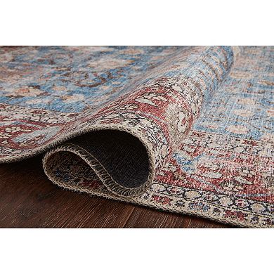 Loloi Loren Blue Brick Rug
