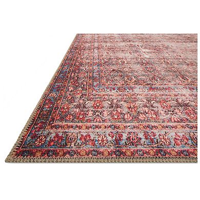 Loloi Loren Eggplant Crimson Rug