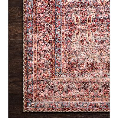 Loloi Loren Eggplant Crimson Rug