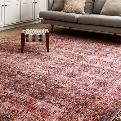 Loloi Loren Eggplant Crimson Rug