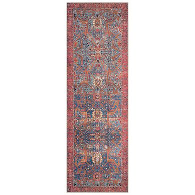 Loloi Loren Blue Red Rug
