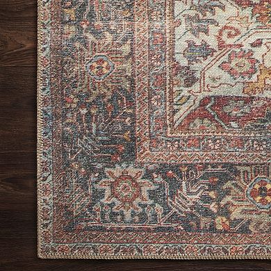 Loloi Loren Brick Multi Area Accent or Area Rug