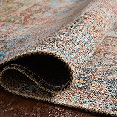 Loloi Loren Brick Multi Area Accent or Area Rug