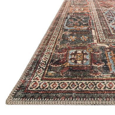 Loloi Loren Brick Midnight Area Accent or Area Rug