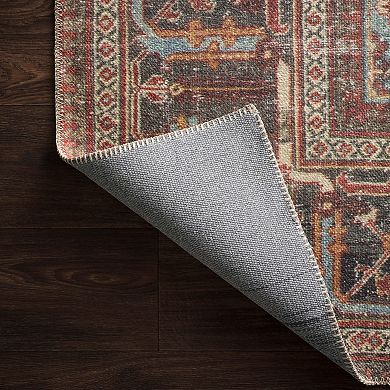 Loloi Loren Brick Midnight Area Accent or Area Rug