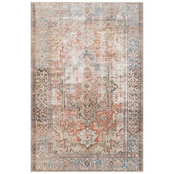 Loloi Loren Terracotta Sky Accent or Area Rug