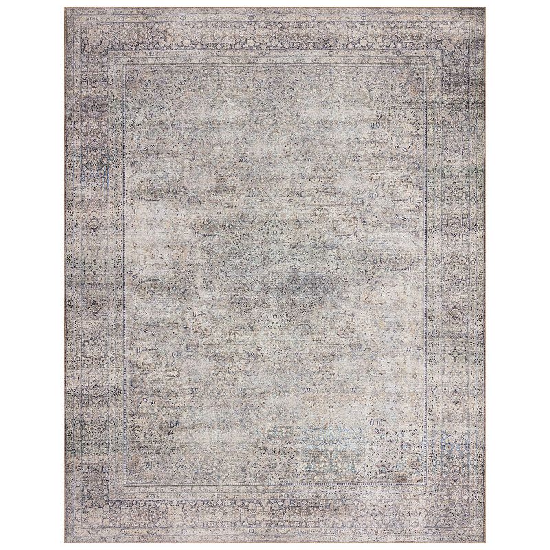 Loloi II Wynter Silver Charcoal Accent or Area Rug, Multicolor, 7.5X9.5 Ft