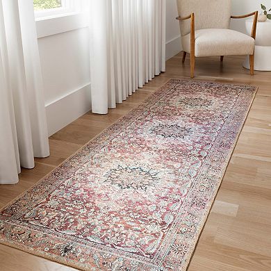 Loloi Wynter Tomato Teal Rug